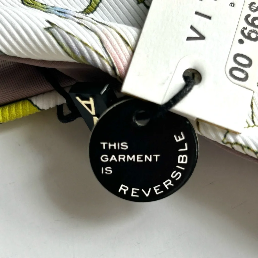 🍒NWT Vitamin A Swimwear Bikini Bottom. Reversible. Size: 6/Small - Picture 6 of 12